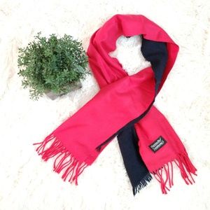 CHRISTIAN DIOR Cashmere Monsieur Long Fringe Scarf